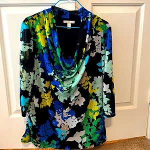 Women’s top XL. Draped neckline